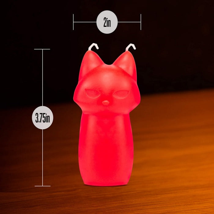 Temptasia 'Fox' Drip Candle -Red