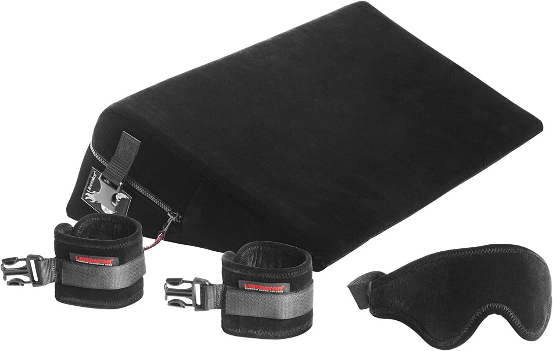 Liberator "Wedge Sex Pillow" w/ Built-in Cuff Kit