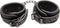MS Kinky &quot;Comfort&quot; Wrist & Ankle Cuff Set -Black