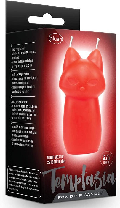 Temptasia 'Fox' Drip Candle -Red