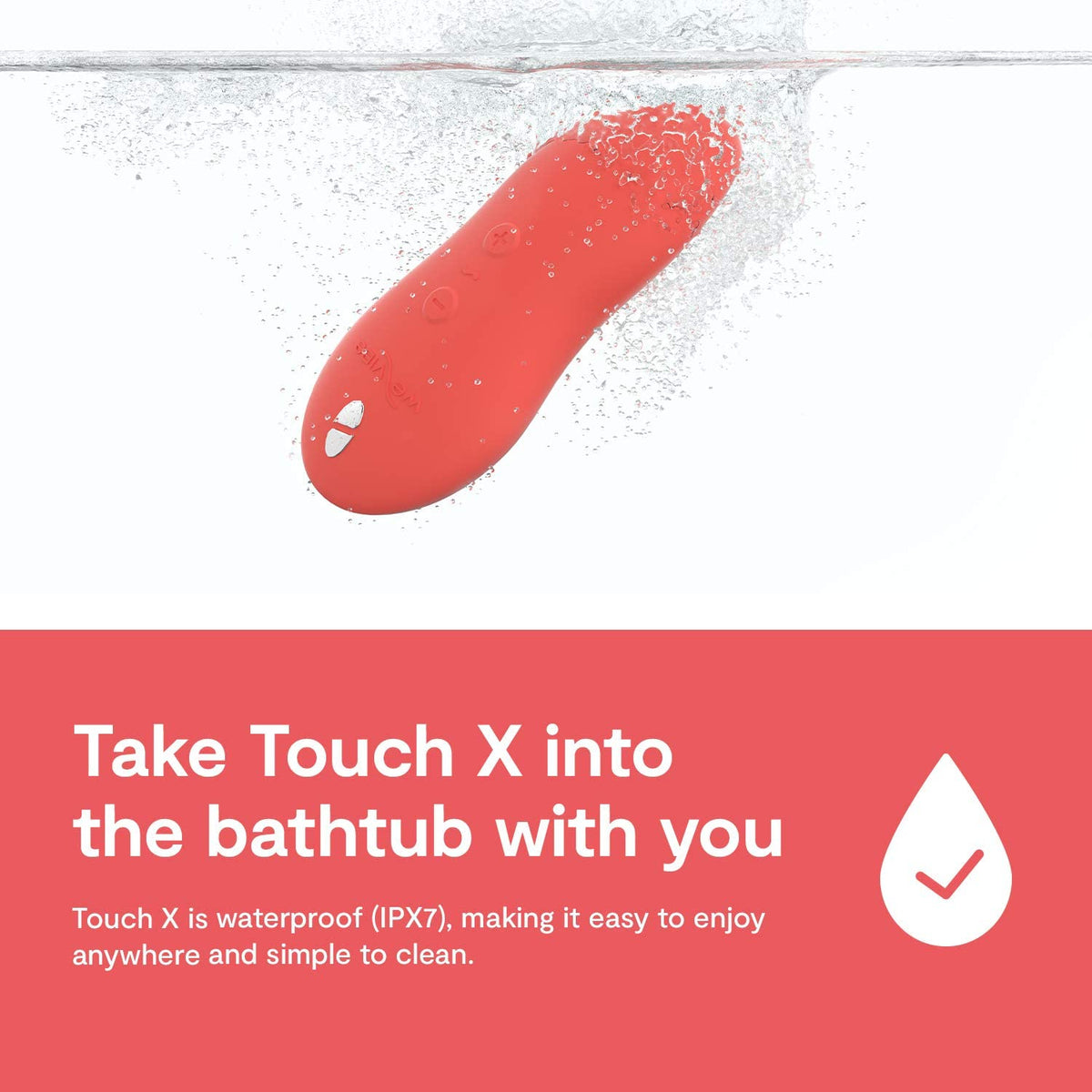 We-Vibe "Touch X" Clit Vibe -Coral