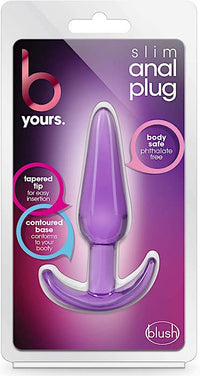 B Yours 'Slim' Anal Plug -Purple