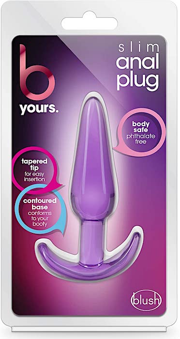 B Yours 'Slim' Anal Plug -Purple