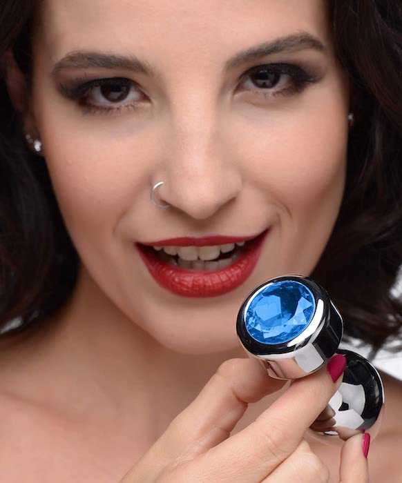 Booty Sparks "Blue" Gem Plug -Med