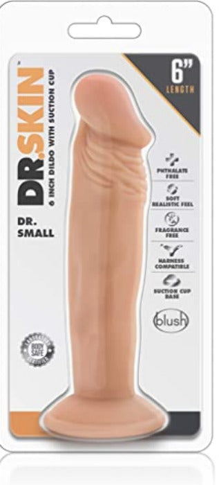 Dr. Skin 'Dr. Small' 6 Inch Dildo w/ Suction Cup