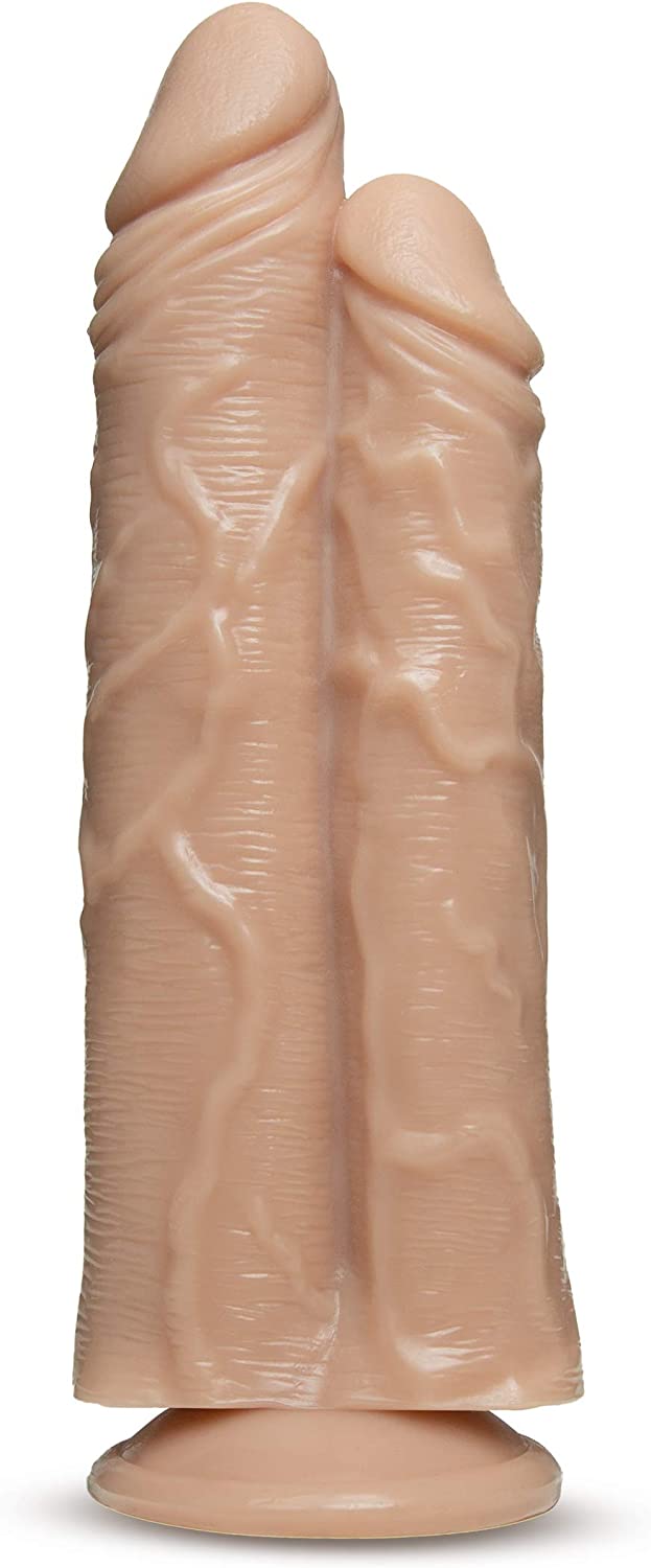 Dr. Skin "Double Stuffed" Dildo 10.5" -Vanilla