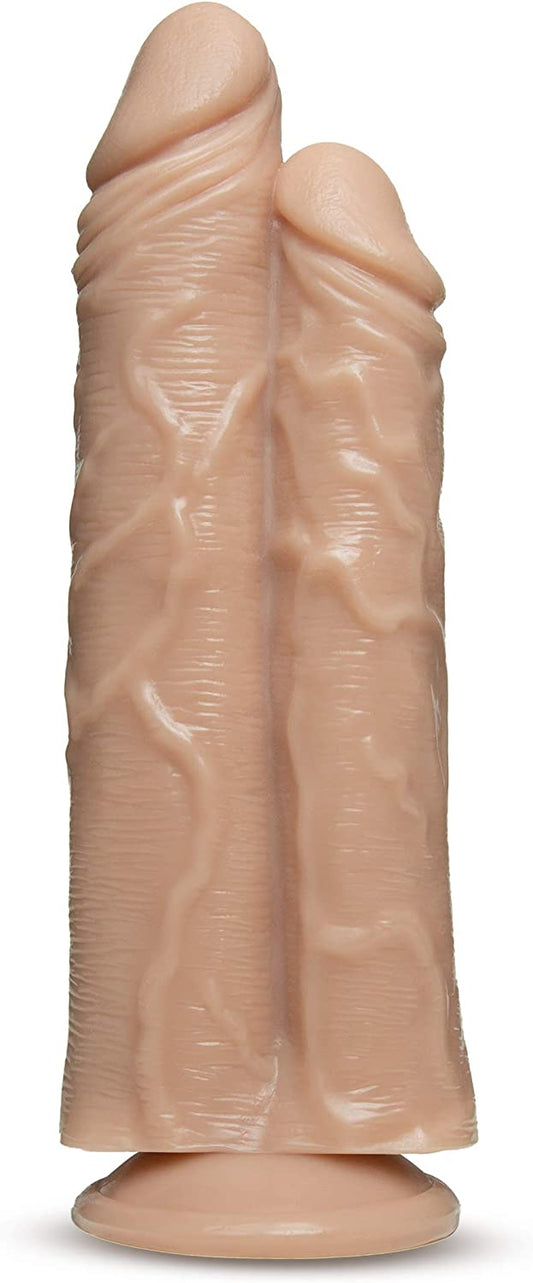 Dr. Skin "Double Stuffed" Dildo 10.5" -Vanilla
