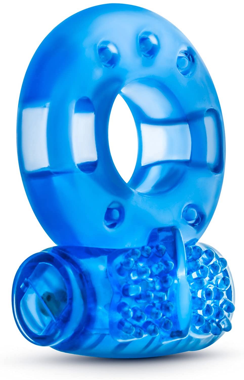 Stay Hard "2 Vibrating" C/Rings Blue