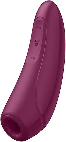 Satisfyer 'Curvy 1+' Clitoral Vibe -Burgundy