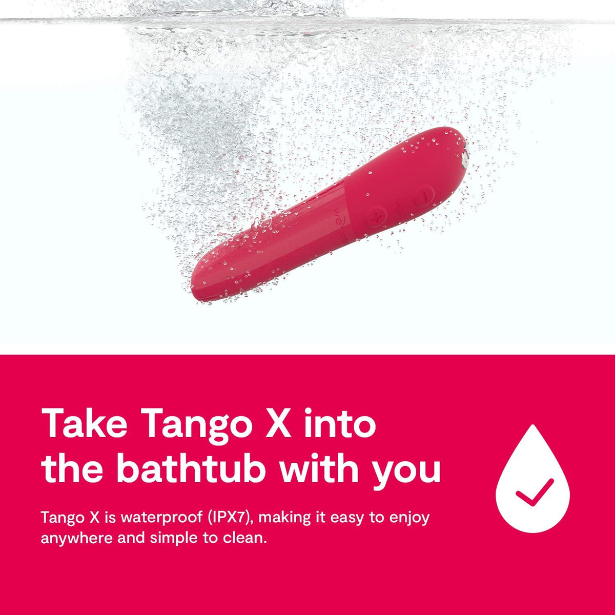We-Vibe 'Tango X' Vibrator -Cherry Red