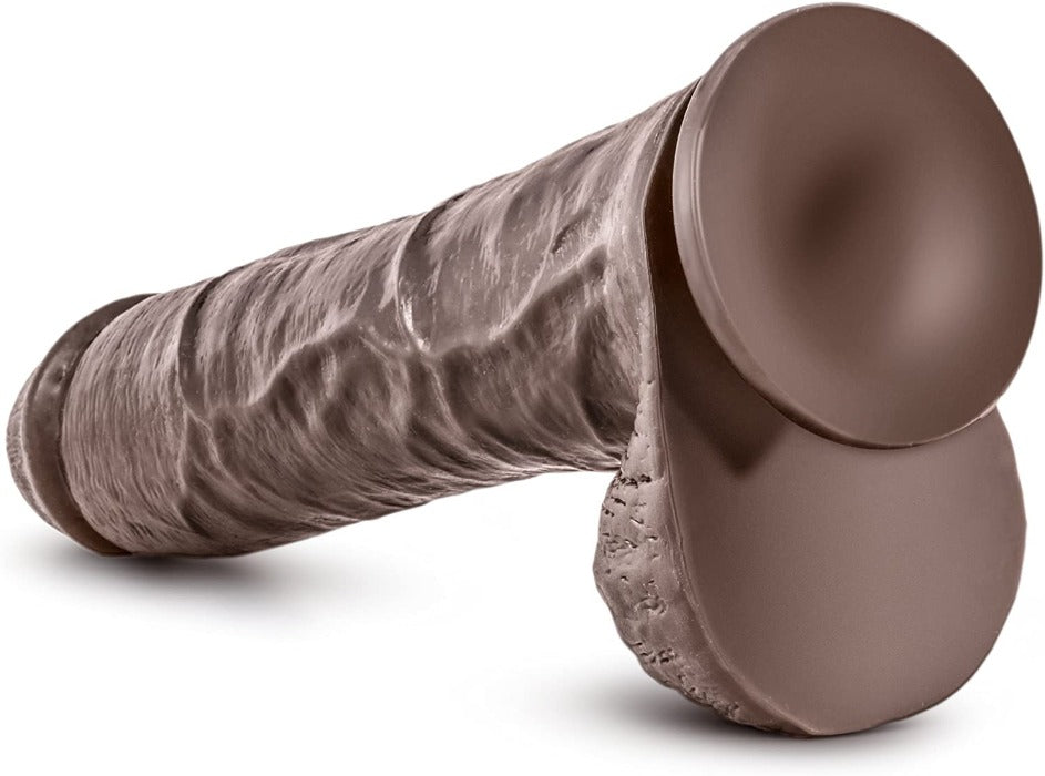 Dr. Skin 'Mr. Savage' 11 Inch Dildo -Chocolate
