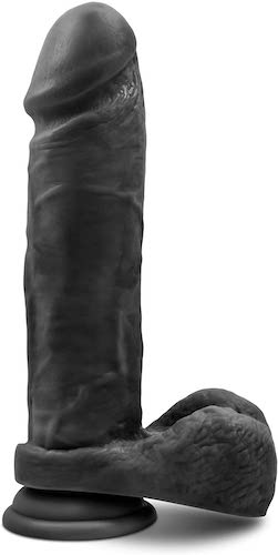 Au Naturel Bold 9 "Massive" Dildo -Blk