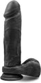 Au Naturel Bold 9 "Massive'' Dildo -Blk