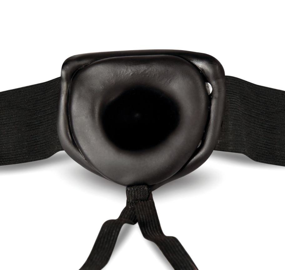 Dr. Skin 7" Hollow Strap On -Black
