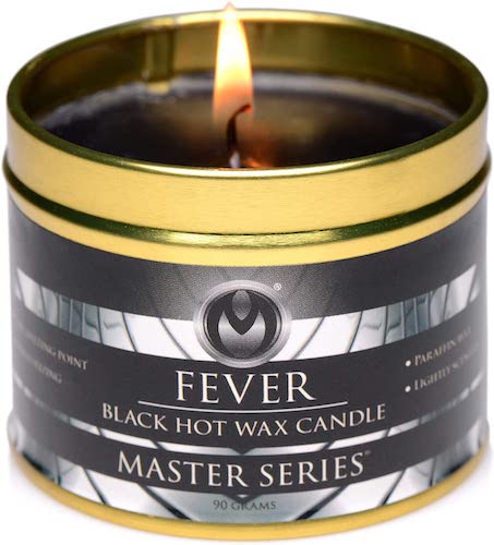 MS ''Fever'' Hot Wax Candle -Black