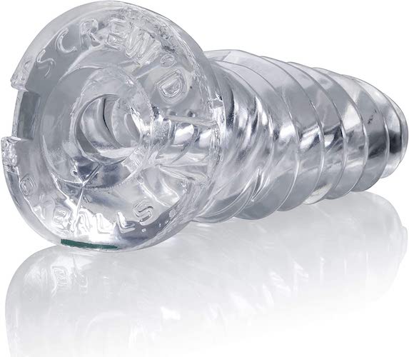 Oxballs "Screw'd" Male Stroker -Clear