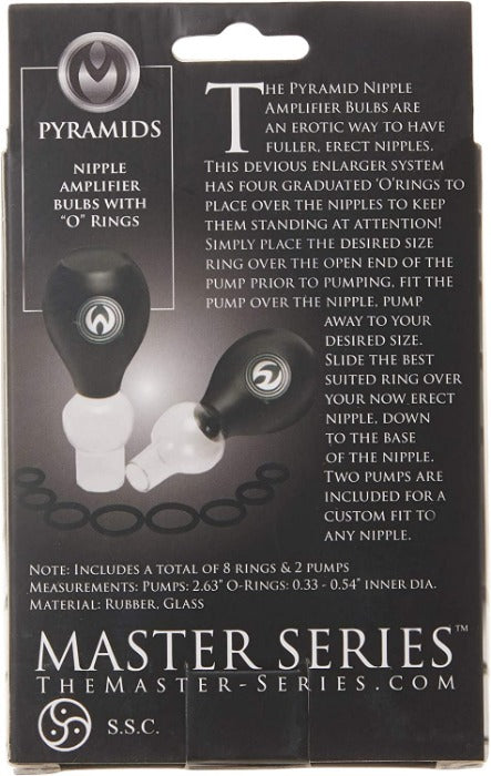 MS Nipple "Amplifier" Enlargement Bulbs w/ O-rings