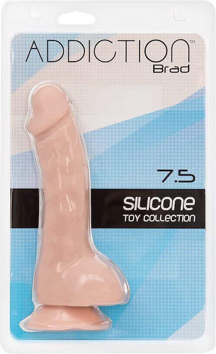 Addiction "Brad" 7.5" Dildo -Beige