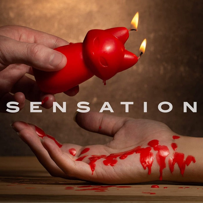 Temptasia 'Fox' Drip Candle -Red