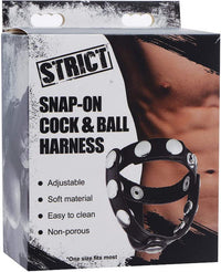 Strict "Snap-On" Cock & Ball Harness