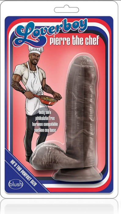 Loverboy 'Pierre The Chef' Dildo -Chocolate