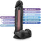 Au Naturel Bold 9 "Massive'' Dildo -Blk