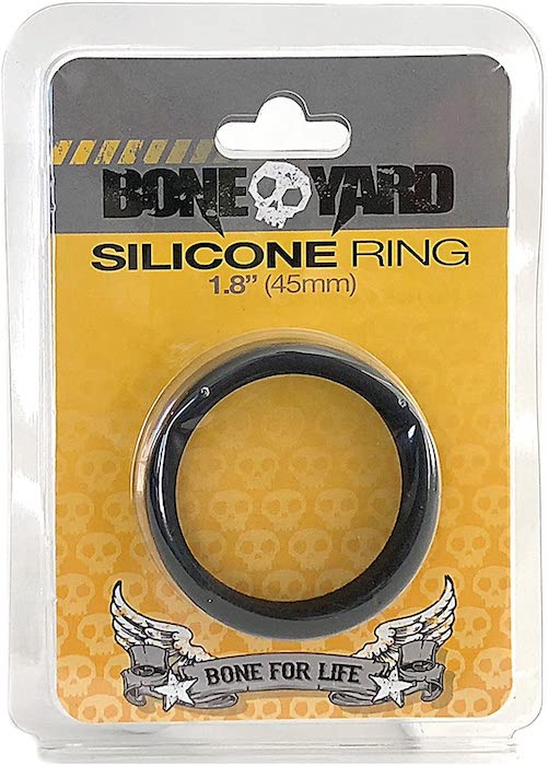 Boneyard 1.8" Silicone Ring  -Black