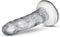 Naturally Yours ''Glitter'' Dong 5.5 inch -Clear
