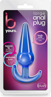 B Yours ''Large'' Slim Anal Plug -Blue