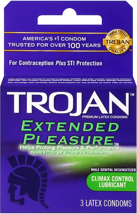 Trojan ''Extended Pleasure'' Condoms -3Pk