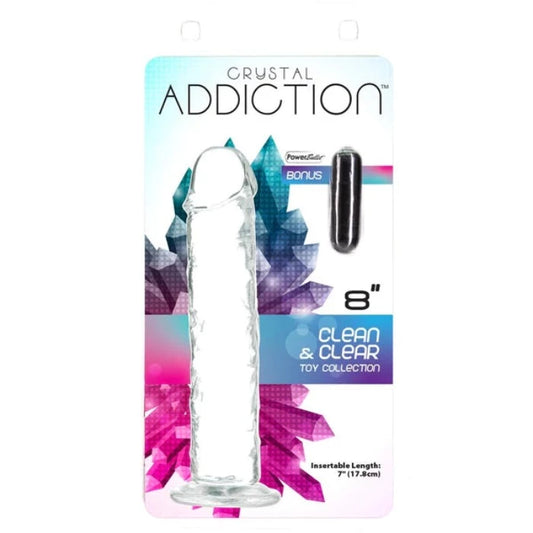 Addiction Crystal 8" Dildo