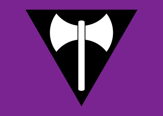 Lesbian ''Labrys'' Pride Flag 3 x 5ft