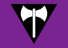 Lesbian ''Labrys'' Pride Flag 3 x 5ft