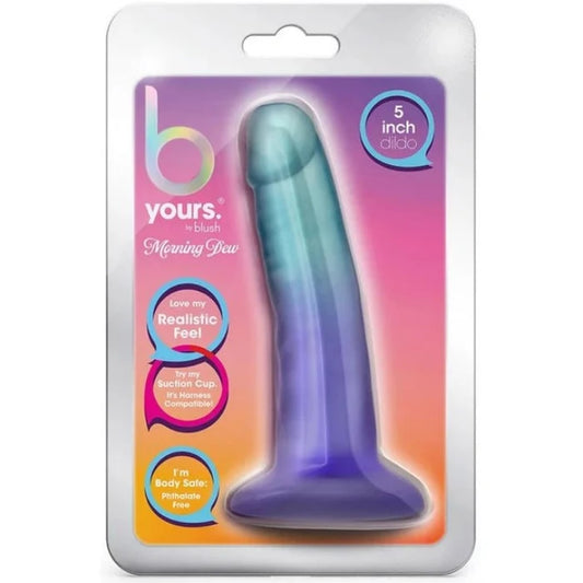 B Yours "Morning Dew" - 5" Dildo -Sapphire