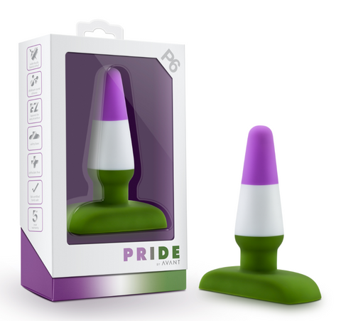 Blush Avant P6 Genderqueer Pride Plug