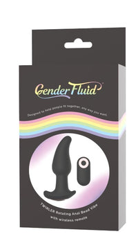 Gender Fluid "Twirler" Anal Vibe -Black