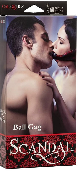 CalExotics "Scandal" Ball Gag -Red / Black