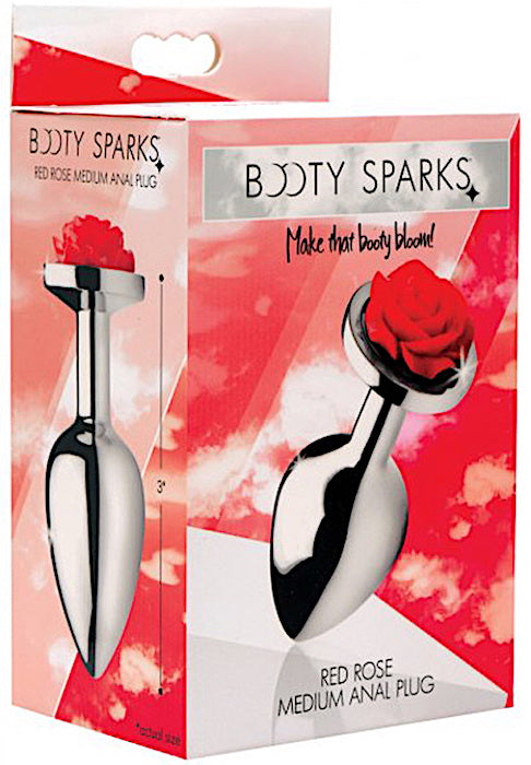 Booty Sparks "Red Rose" Plug -Med