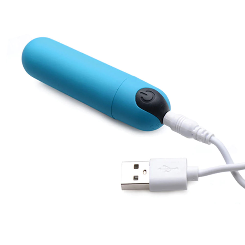 Bang "Powerful" Vibrating Bullet w/ Remote  -Blue