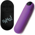 Bang ''Powerful'' Vibrating Bullet w/ Remote  -Purple