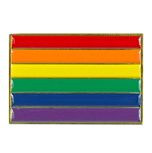 ''Rainbow'' Pride Flag -Lapel Pin