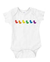 Rainbow ''Chicks'' Baby -Onesie