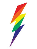 Pride- Rainbow ''Lighting Bolt'' Sticker