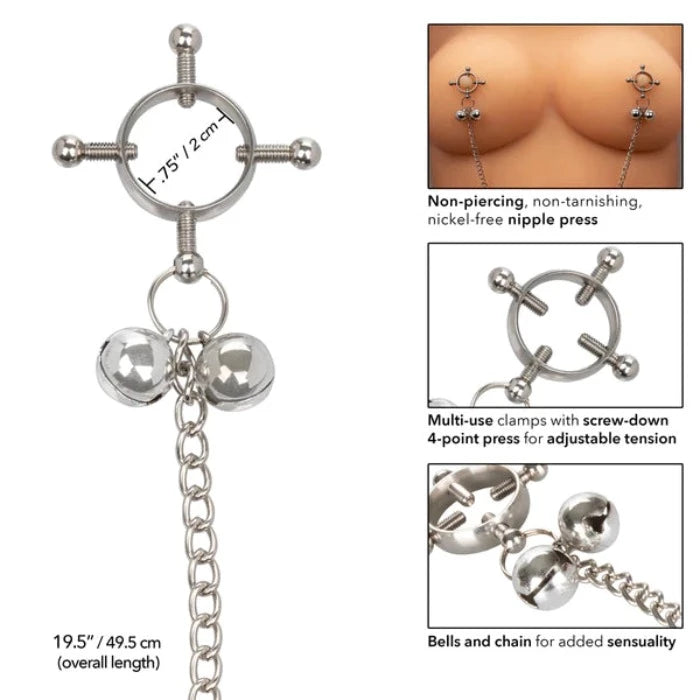 Calex Grips 4 Point Nipple Press w/Chain