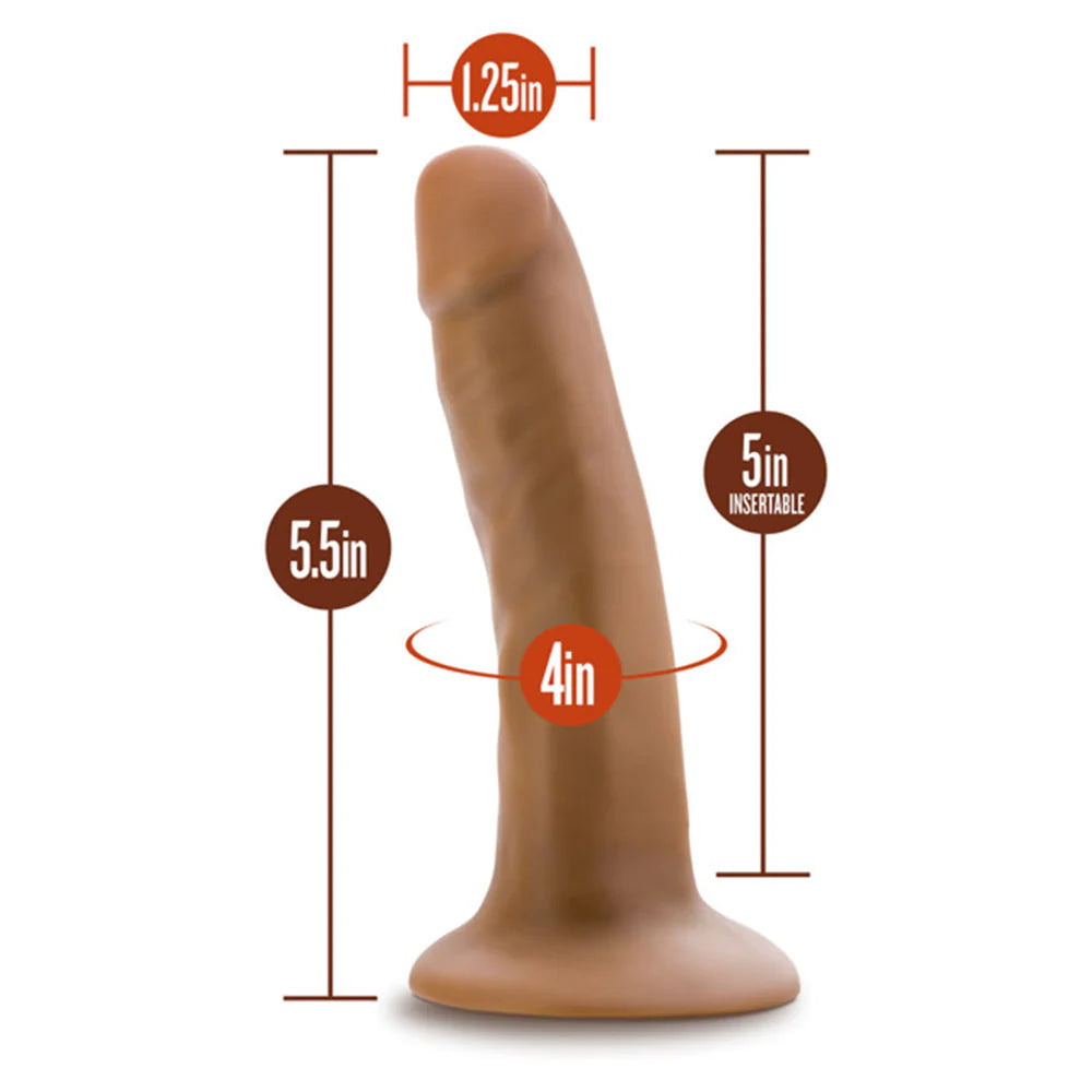 Dr. Skin 5.5 Inch Suction Cup Dildo -Mocha