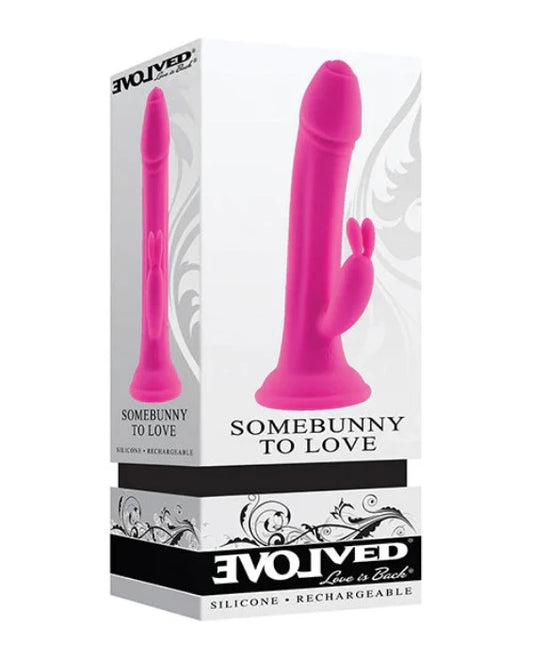 Evolved "Somebunny" To Love Vibrating Rabbit -Pink