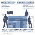 ''Bear'' Pride Stick Flag 4 x 6 in
