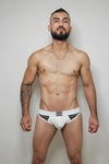 GBGB (M) Stripe Blk/Wht ''Rory'' Jock