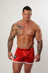 GBGB (M) Red ''Margo'' Shiny Shorts