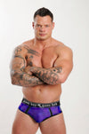 GBGB (L) Purple ''Silas'' Mens Brief